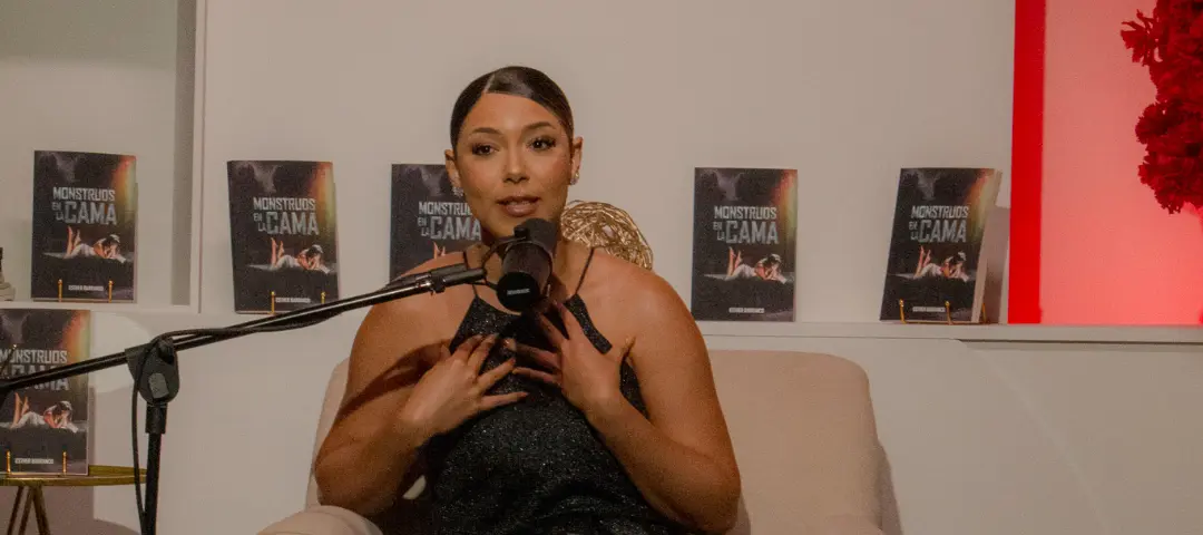Esther Barranco durante la presentación de Monstruos en la cama